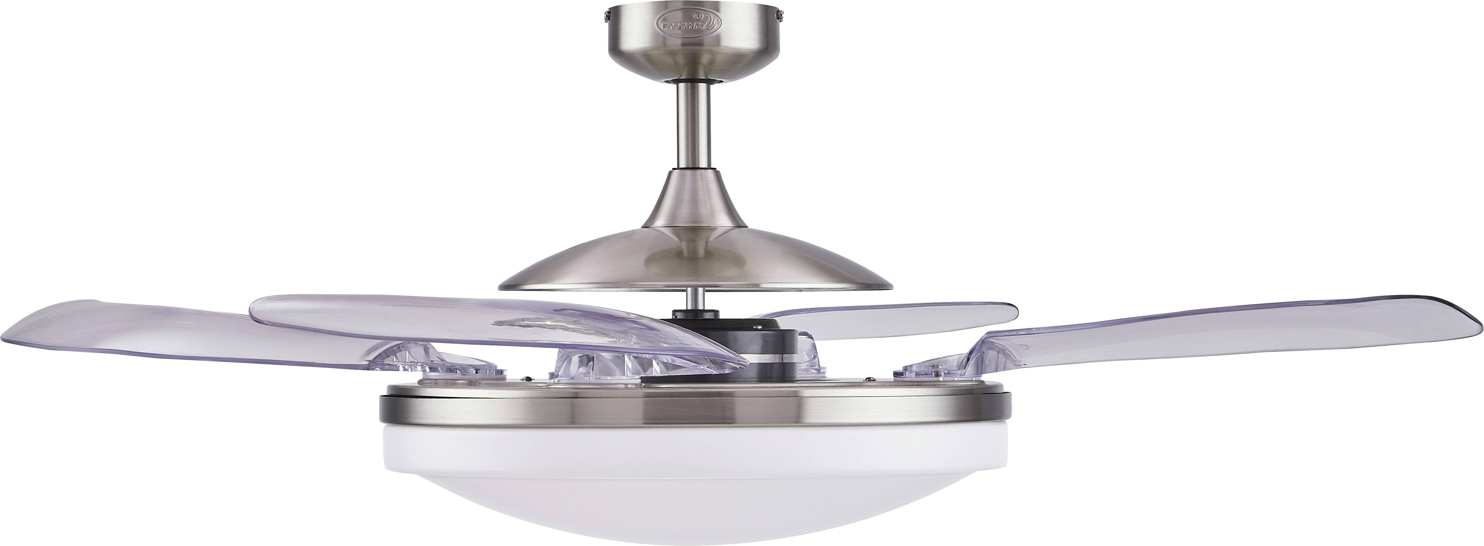 Fanaway Evo 2 Deckenventilator 60 W (Ø x H) 122 cm x 42 cm Chrom (matt)