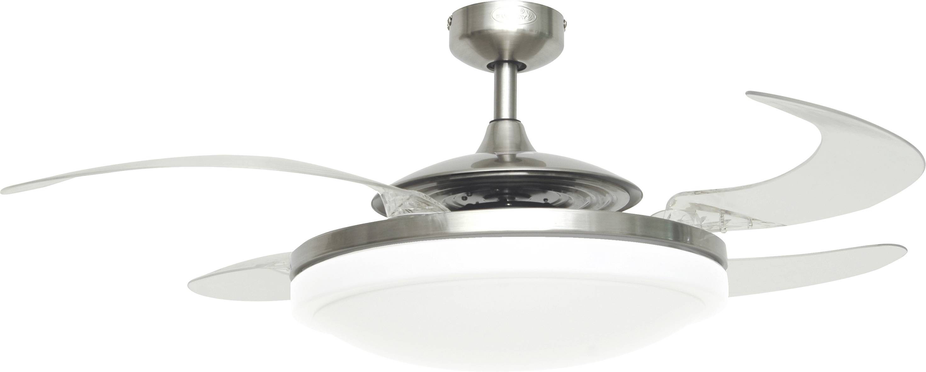 Fanaway Evo 2 Deckenventilator 60 W (Ø x H) 122 cm x 42 cm Chrom (matt)