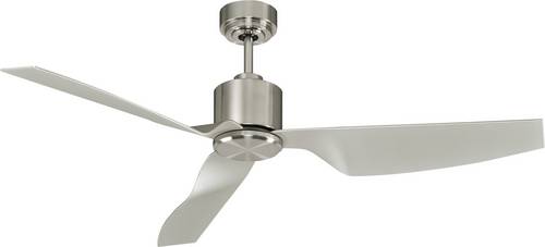 Lucci AIR Climate II Deckenventilator (Ø x H) 127cm x 44cm Flügelfarbe: Silber Gehäusefarbe: Chro