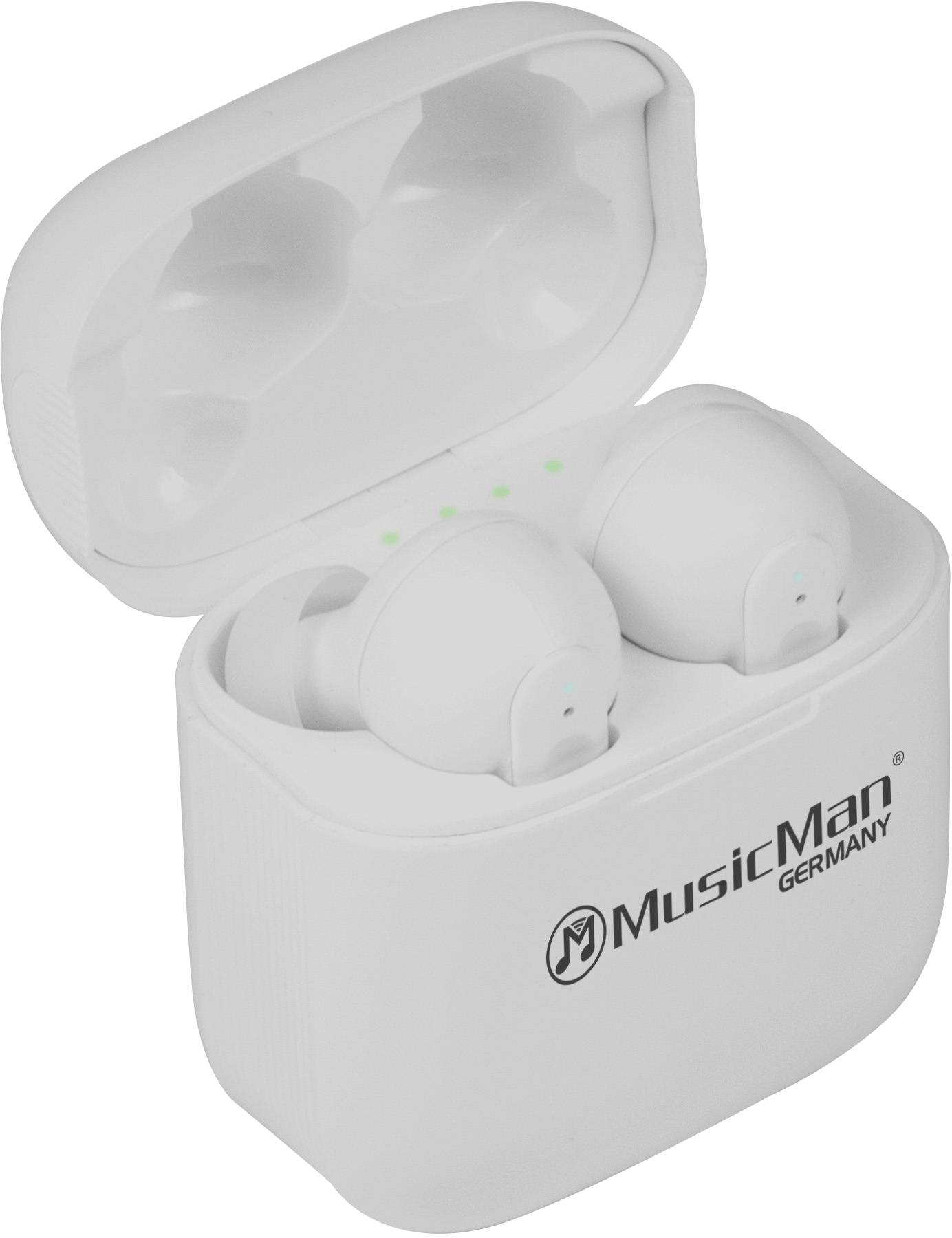 Music Man BT-X52 Sport In Ear Kopfhörer Bluetooth® Weiß