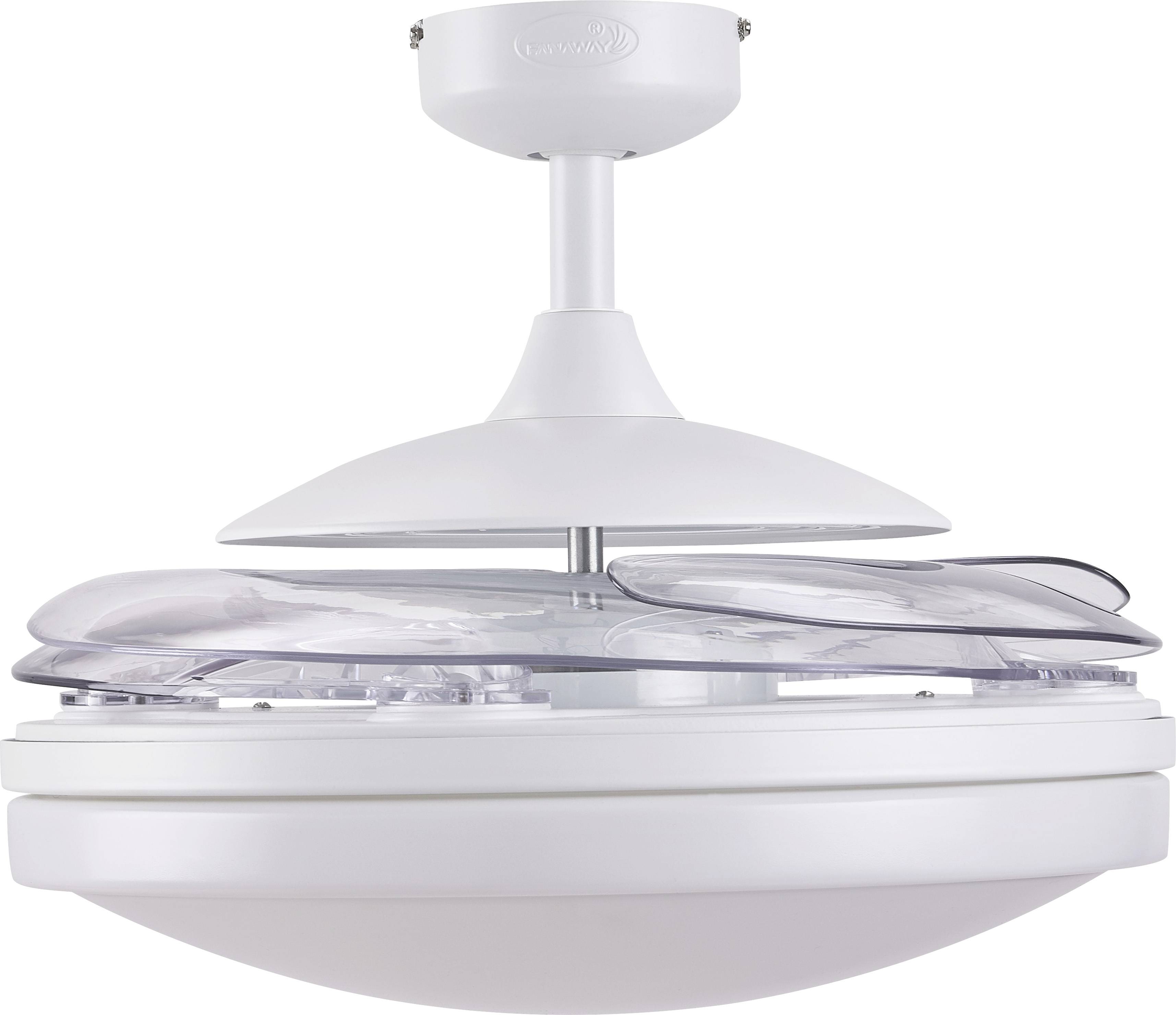 Fanaway Evo 2 Deckenventilator 60 W (Ø x H) 122 cm x 42 cm Weiß
