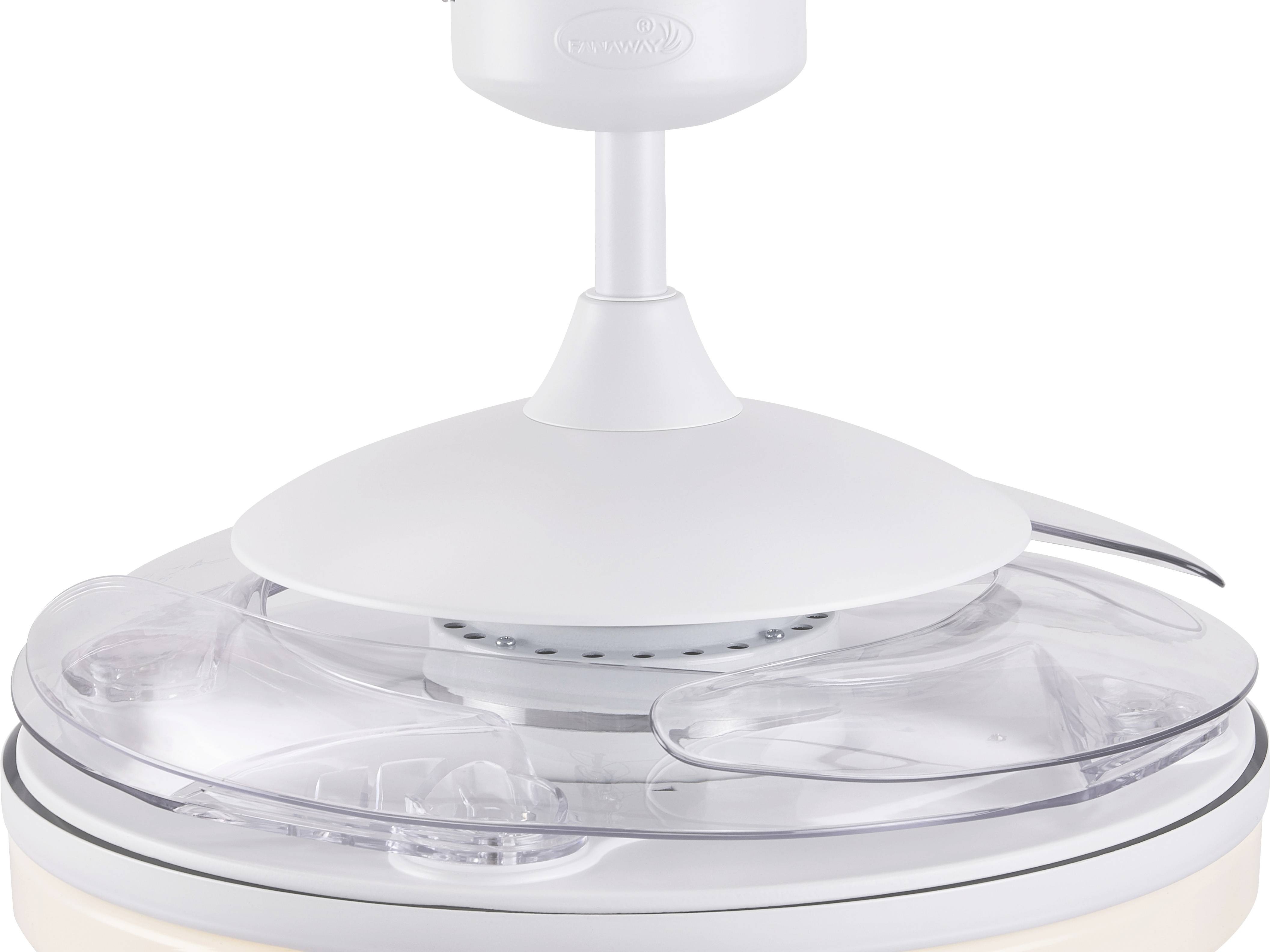 Fanaway Evo 2 Deckenventilator 60 W (Ø x H) 122 cm x 42 cm Weiß