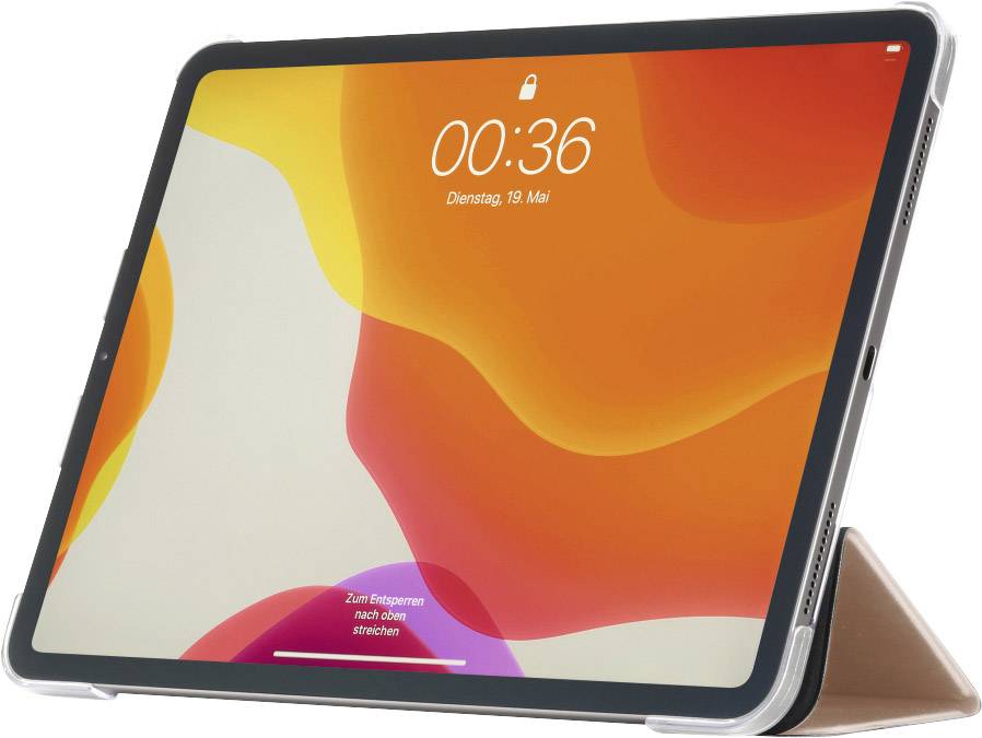 Hama Tablet-Case "Fold Clear" für Apple iPad Pro 12.9" (2020), Rosegold Tablet-Cover 32,8 cm (12,9") Book Cover Gold, Rosa