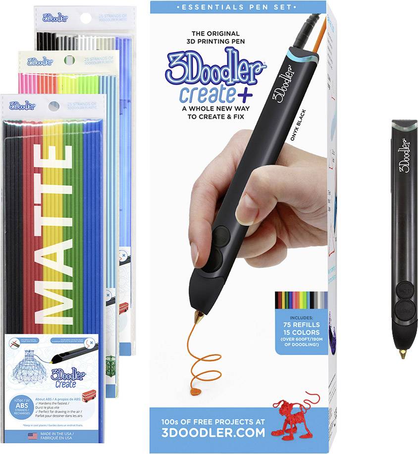 3Doodler MINT Create+ Essential 3D Drucker-Stift 3 mm