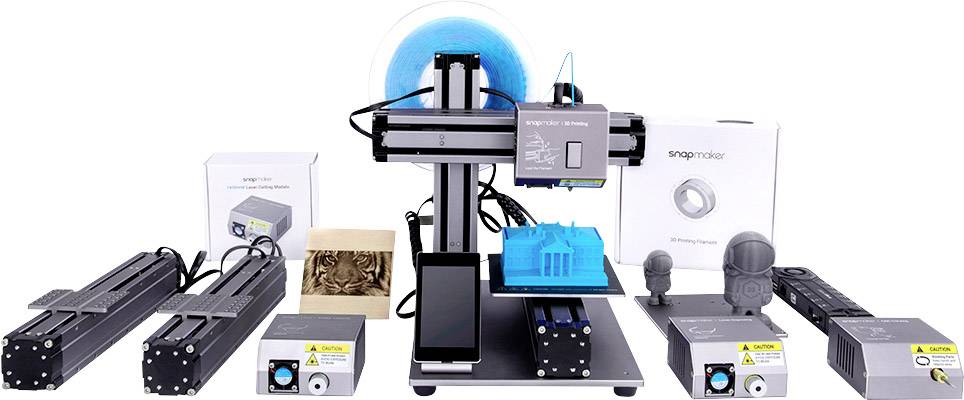 snapmaker 3in1 3D-Drucker, Laser & CNC Fräse Multifunktionsdrucker