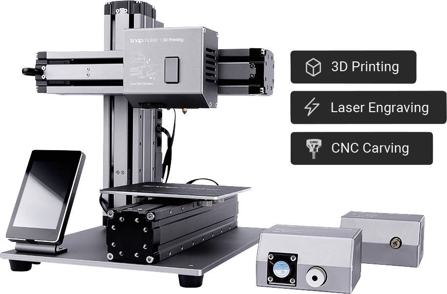 snapmaker 3in1 3D-Drucker, Laser & CNC Fräse Multifunktionsdrucker