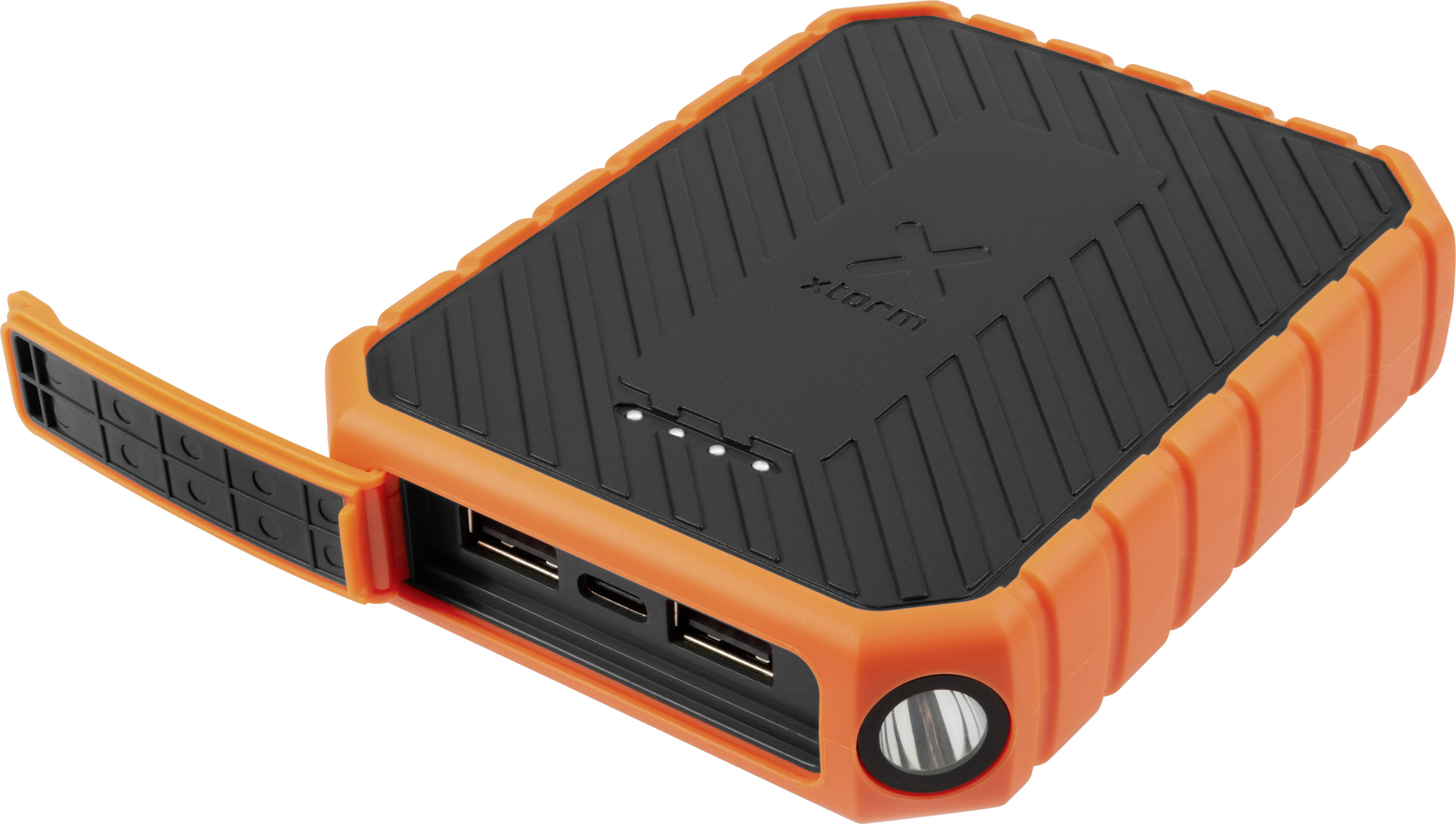 Xtorm by A-Solar Rugged 10000 Powerbank 10000 mAh Quick Charge 3.0, USB PD LiPo USB-A, USB-C® Orang