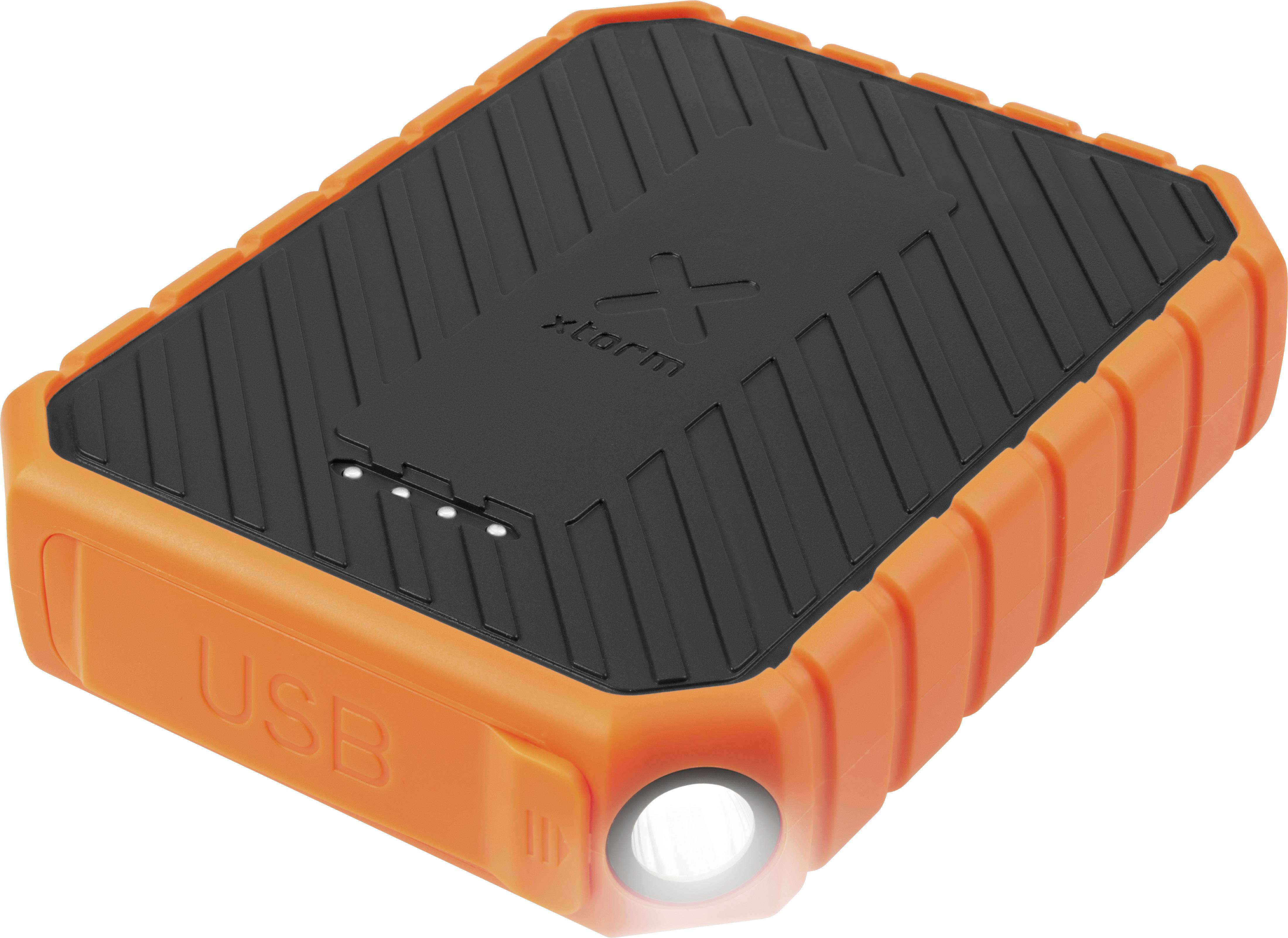 Xtorm by A-Solar Rugged 10000 Powerbank 10000 mAh Quick Charge 3.0, USB PD LiPo USB-A, USB-C® Orang