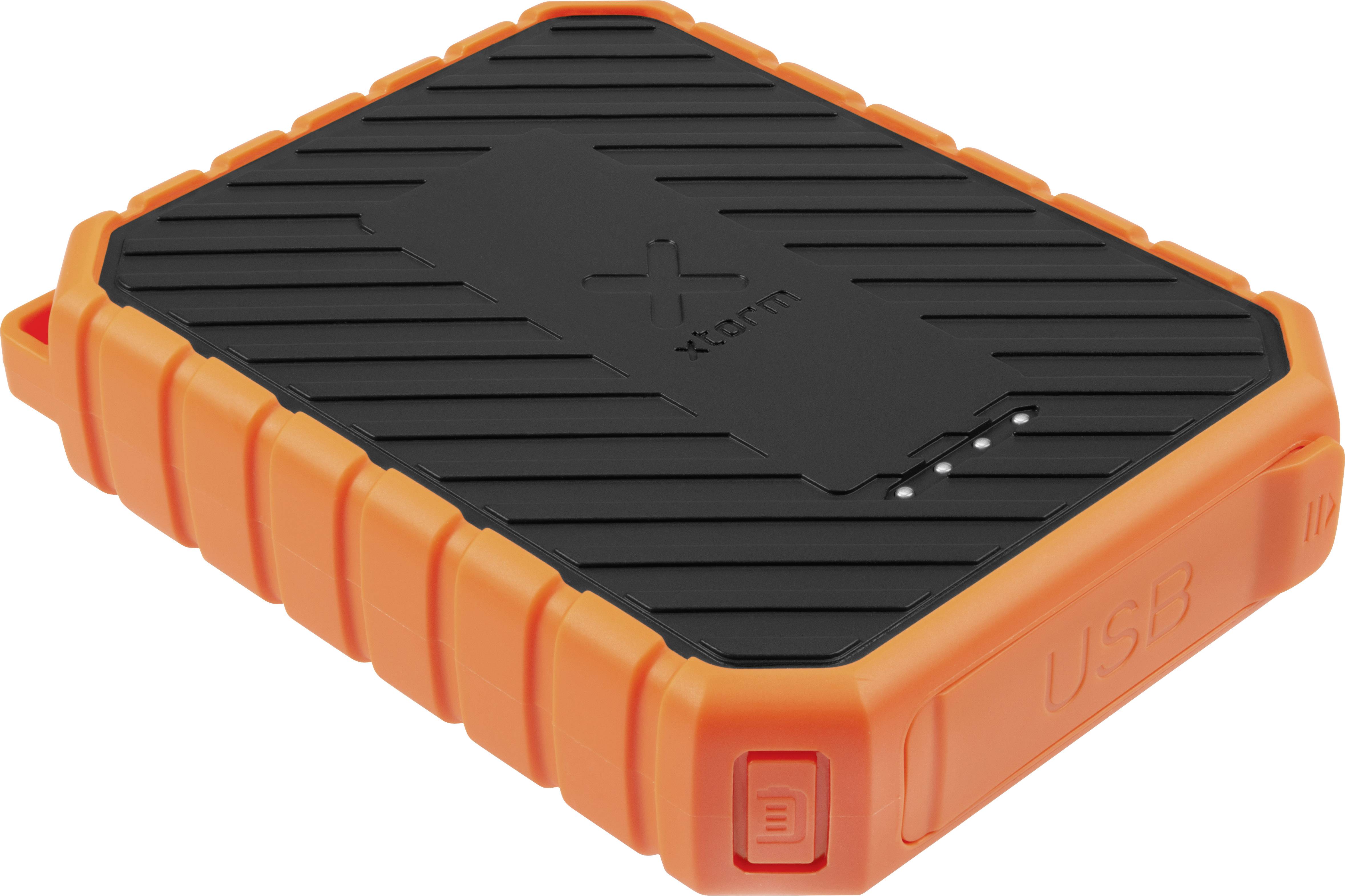 Xtorm by A-Solar Rugged 10000 Powerbank 10000 mAh Quick Charge 3.0, USB PD LiPo USB-A, USB-C® Orang