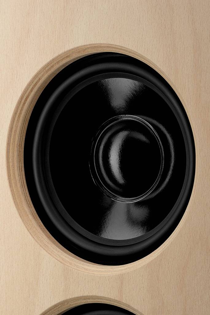 Monacor KATANA-M1 2-Wege Lautsprecher Bausatz inkl. Frequenzweiche, inkl. Kabel