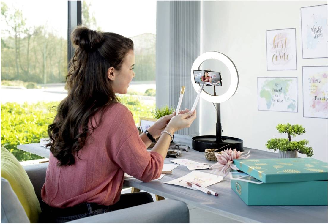 Hama SpotLight FoldUp 102 LED Ringleuchte EEK G (A - G) Anzahl LEDs=128