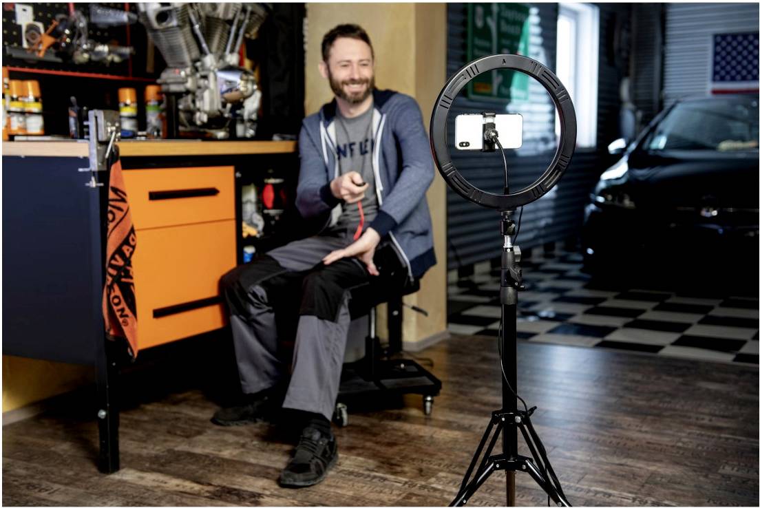 Hama SpotLight Steady 120 LED Ringleuchte EEK G (A - G) Anzahl LEDs=162