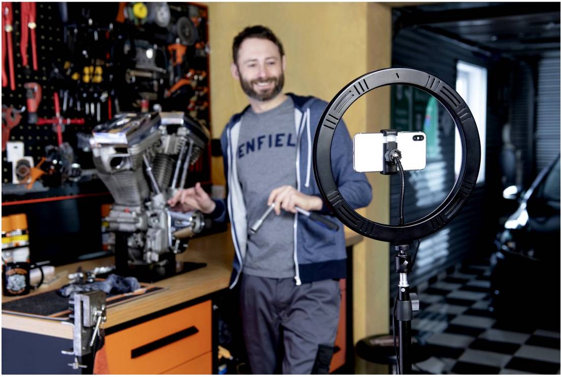 Hama SpotLight Steady 120 LED Ringleuchte EEK G (A - G) Anzahl LEDs=162