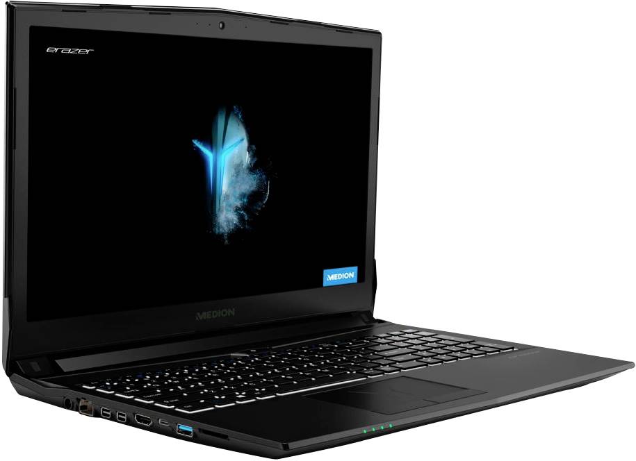 Medion ERAZER P6705 39.6 cm (15.6 Zoll) Gaming Notebook Intel® Core™ i7 8750H 16 GB 1000 GB HDD 512 GB SSD Nvidia GeForce GTX 1050 Ti Windows® 10