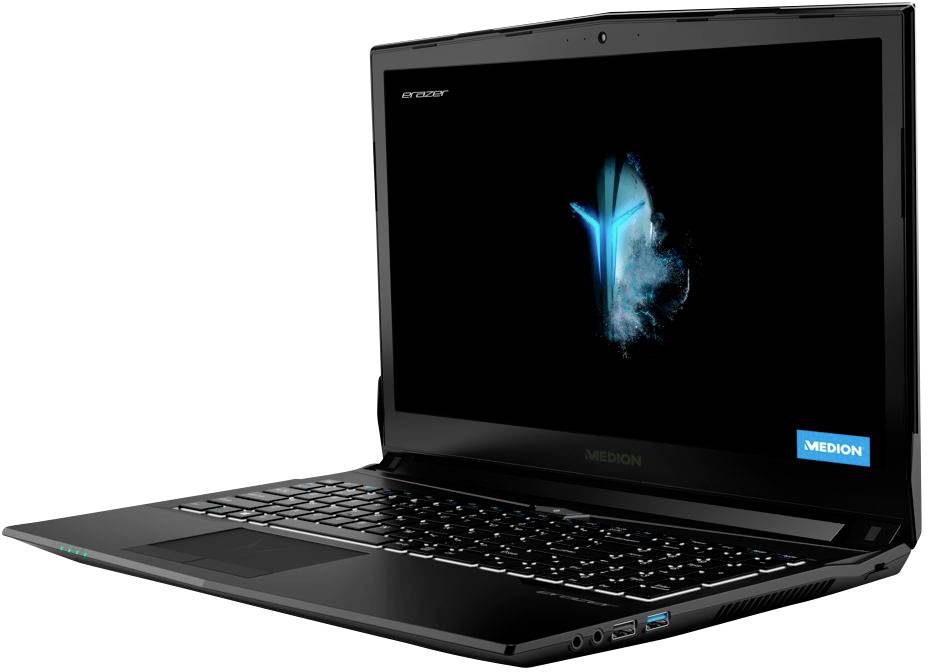 Medion ERAZER P6705 39.6 cm (15.6 Zoll) Gaming Notebook Intel® Core™ i7 8750H 16 GB 1000 GB HDD 512 GB SSD Nvidia GeForce GTX 1050 Ti Windows® 10