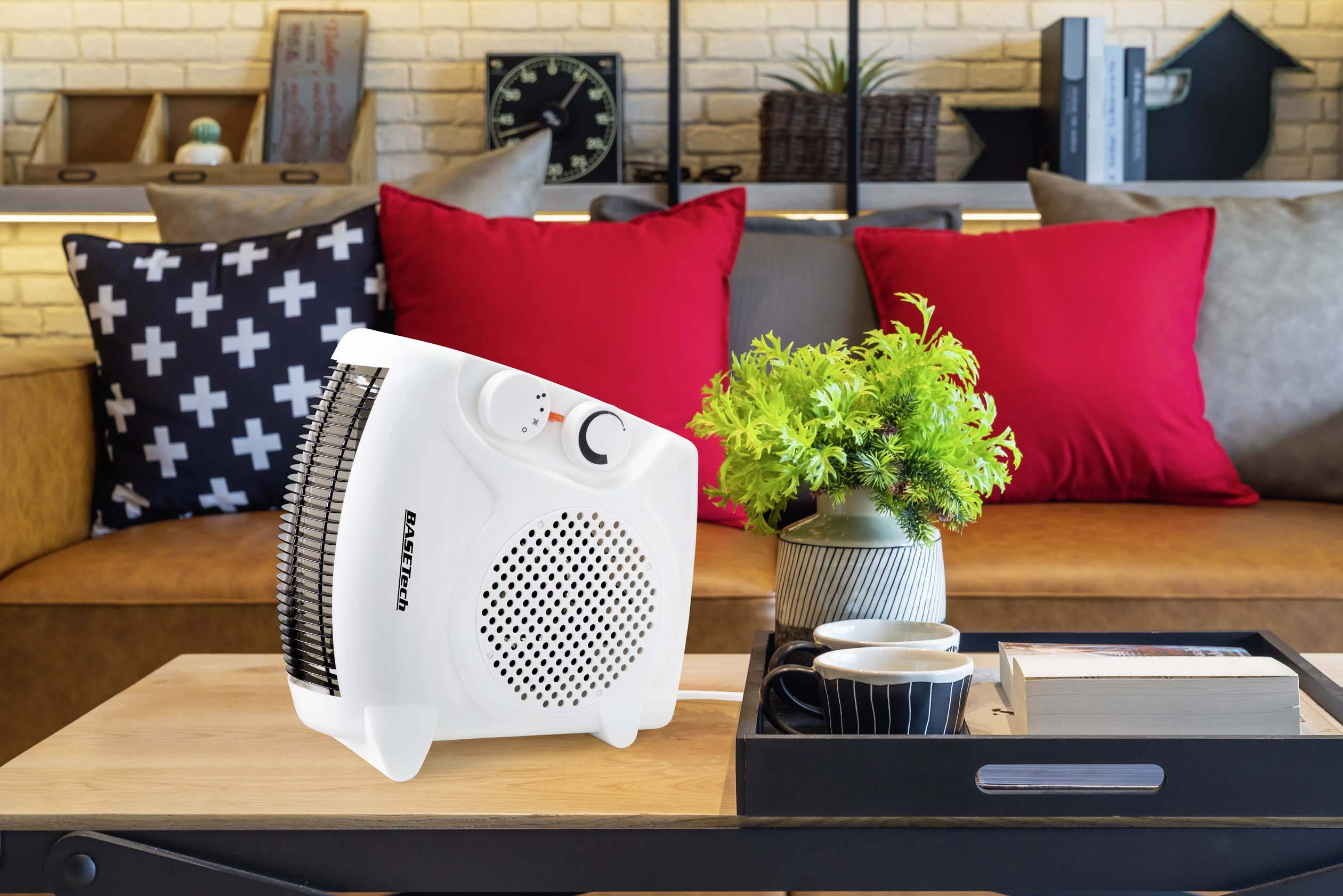 Basetech BT-2268548 Heizlüfter 16m² Weiß