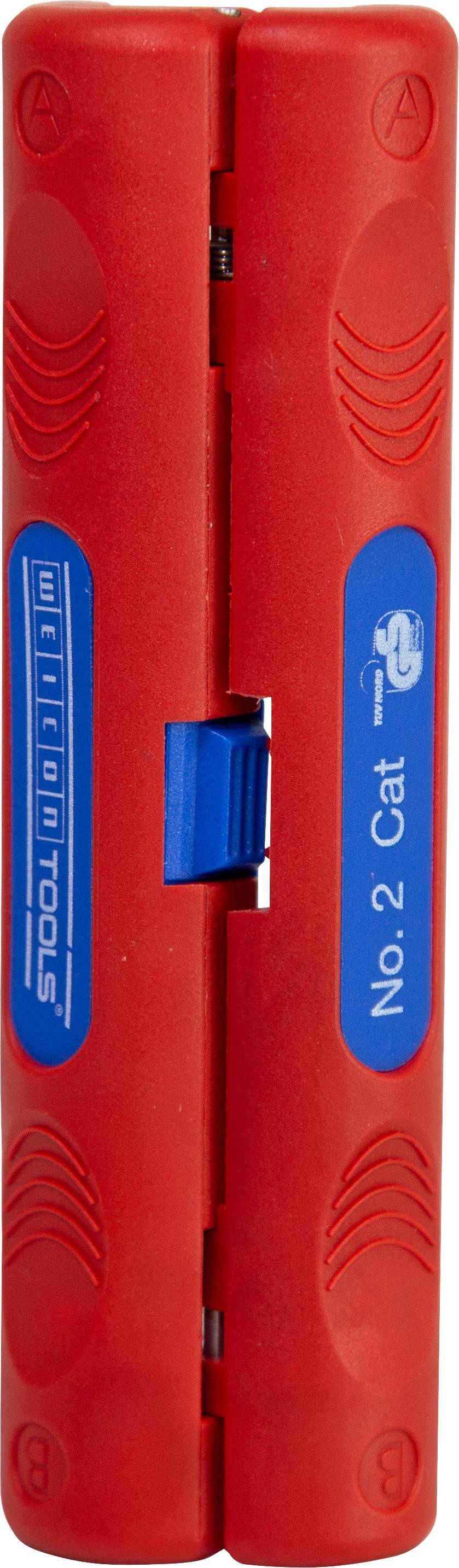 WEICON 10054014 Abisolierwerkzeug Geeignet für CAT5-Kabel, CAT6-Kabel, CAT7-Kabel, Twisted-Pair Kab