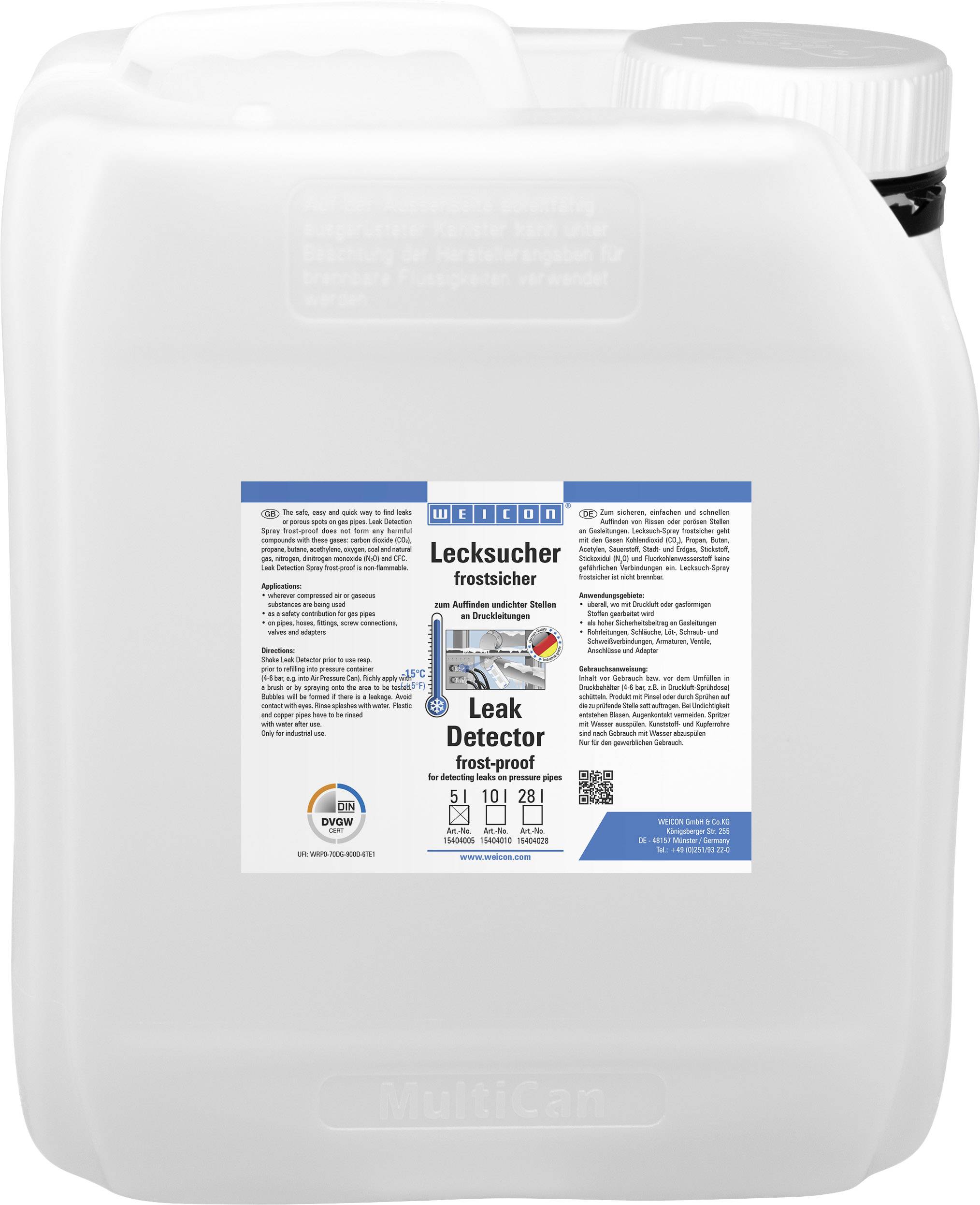 WEICON 10051093 WEICON Lecksucher 5 l frostsicher 1 St.