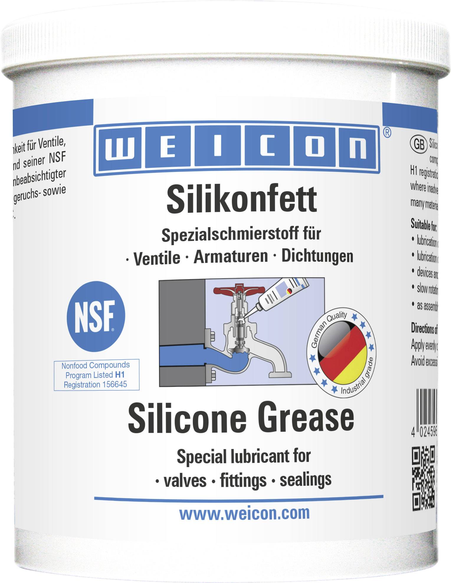 WEICON Silikonfett 450g 1St.