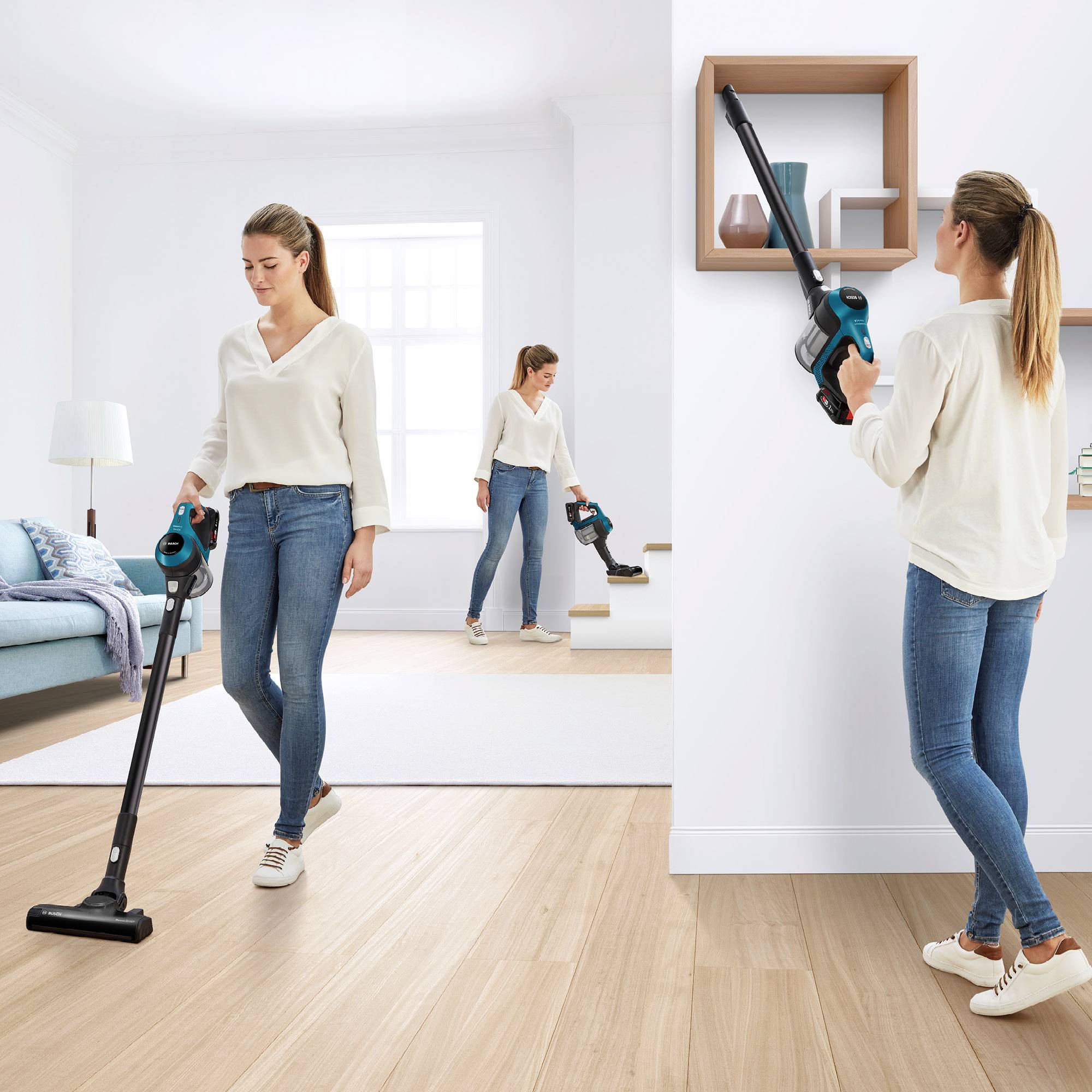 Bosch Haushalt BKS6111P BKS6111P Akku-Handstaubsauger 18V Beutellos