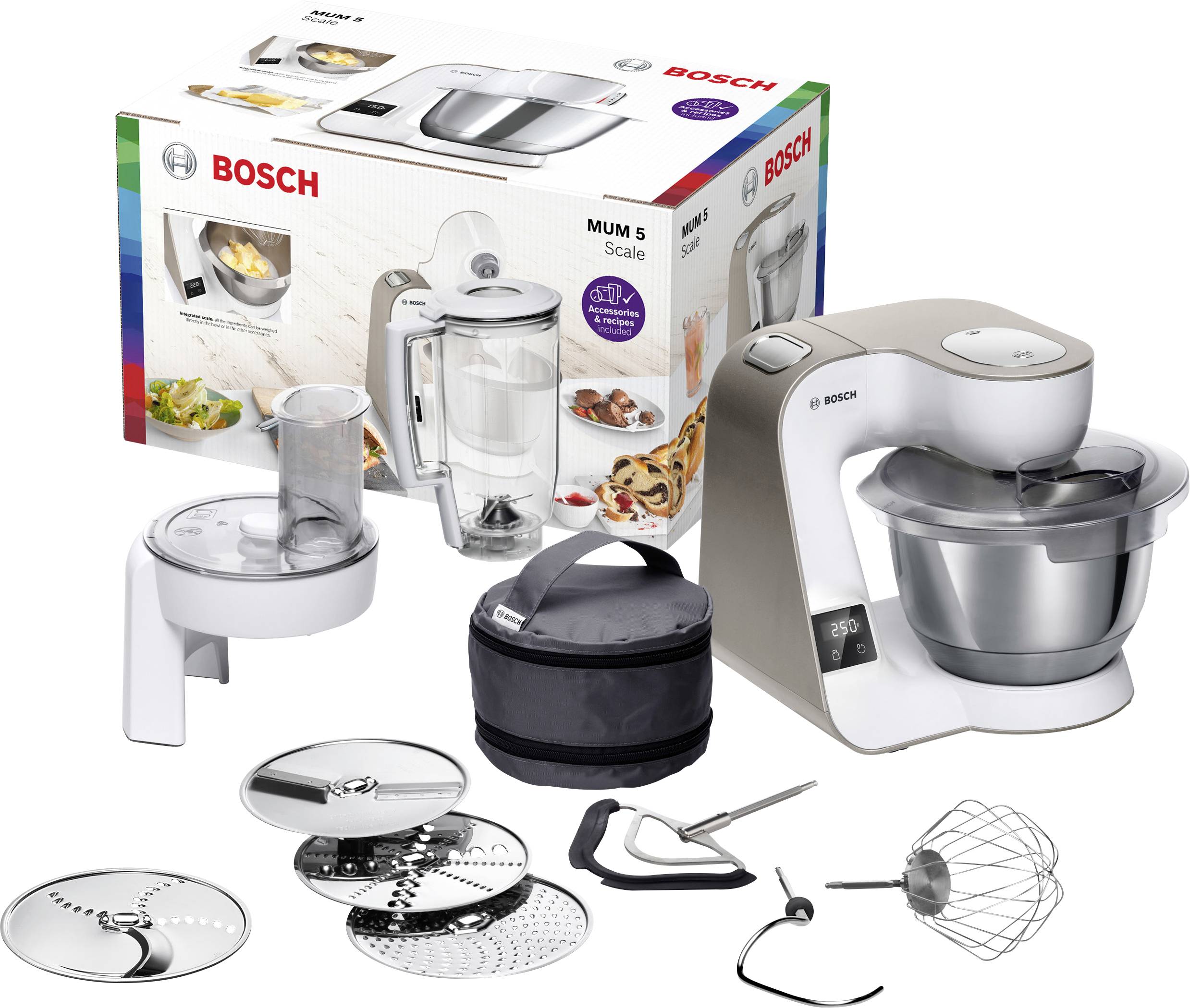 Bosch Haushalt MUM5XW20 Küchenmaschine 1000W Weiß