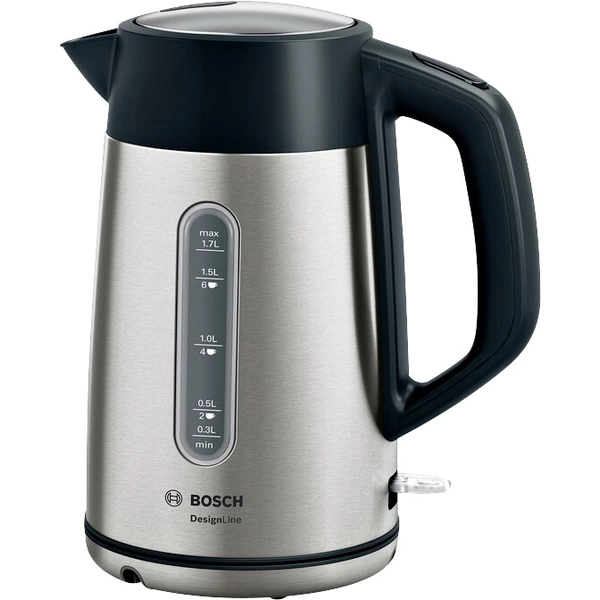 Bosch Haushalt TWK4P440 Wasserkocher Edelstahl Fassungsvermögen: 1.7l Bosch Haushalt TWK4P440 Wasserkocher Edelstahl Fassungsvermögen: 1.7l
