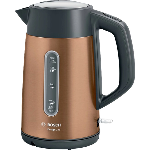 Bosch Haushalt TWK4P439 Wasserkocher Kupfer Fassungsvermögen: 1.7l Bosch Haushalt TWK4P439 Wasserkocher Kupfer Fassungsvermögen: 1.7l