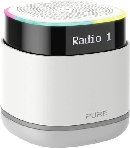 Pure StreamR Sprachgesteuerter Lautsprecher Amazon Alexa direkt integriert, AUX, WLAN Grau