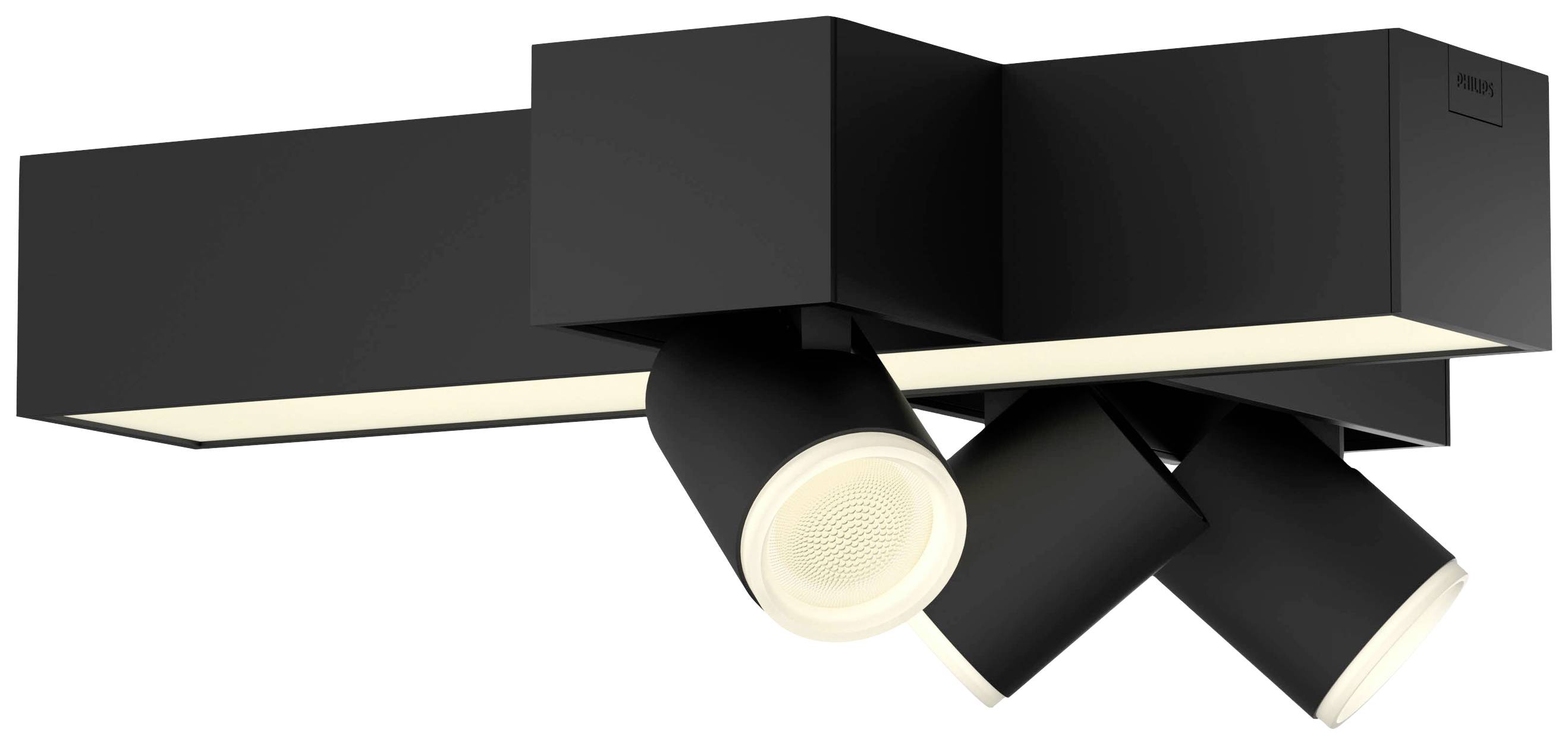 Philips LED LED Decken- und Wandleuchte 5060830P7 Centris Cross GU10, LED fest eingebaut 42.1 W