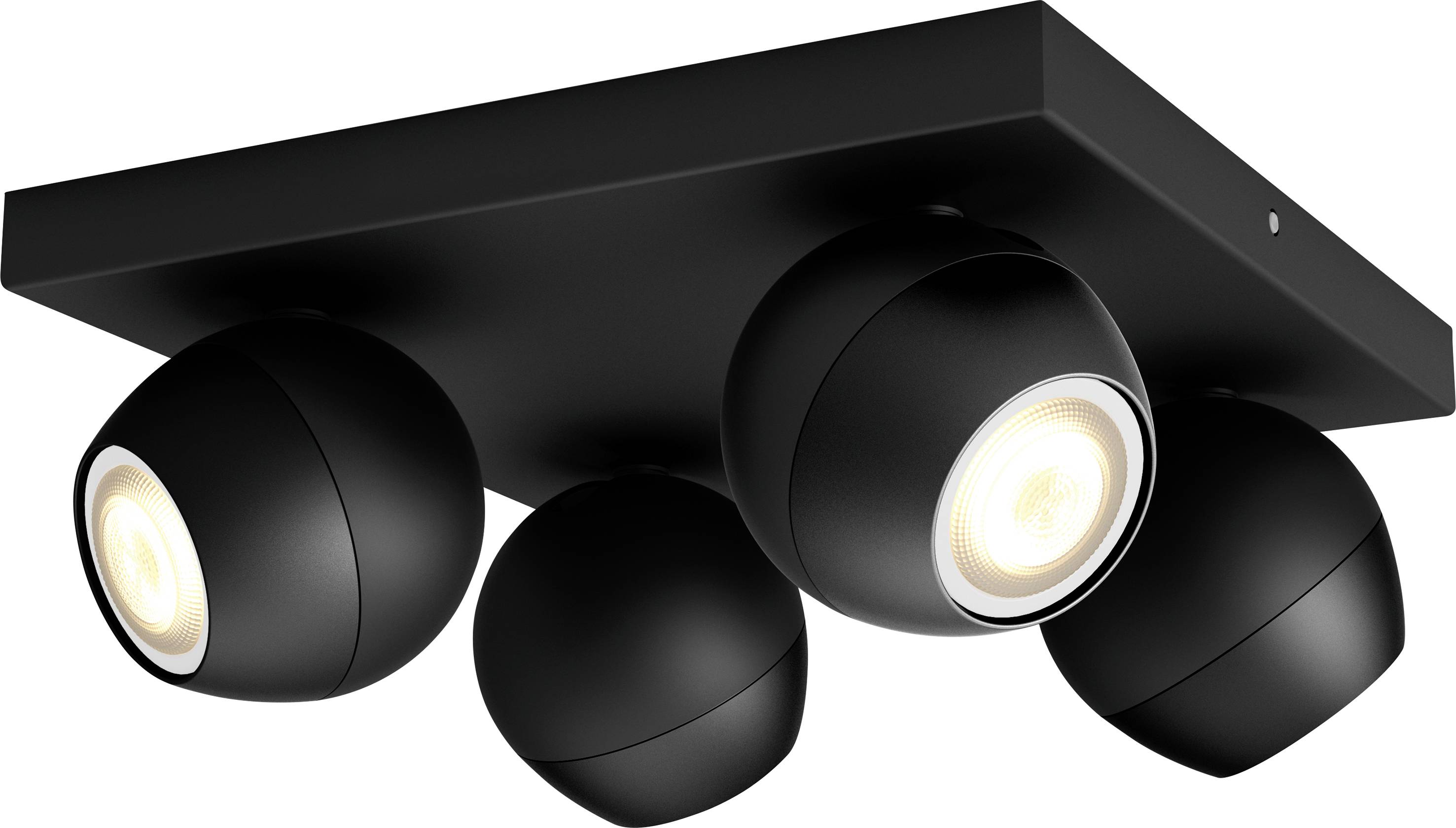 Philips Lighting Hue LED Decken- und Wandleuchte 5047430P6 Buckram GU10 20W Warmweiß, Neutralweiß, Tageslichtweiß