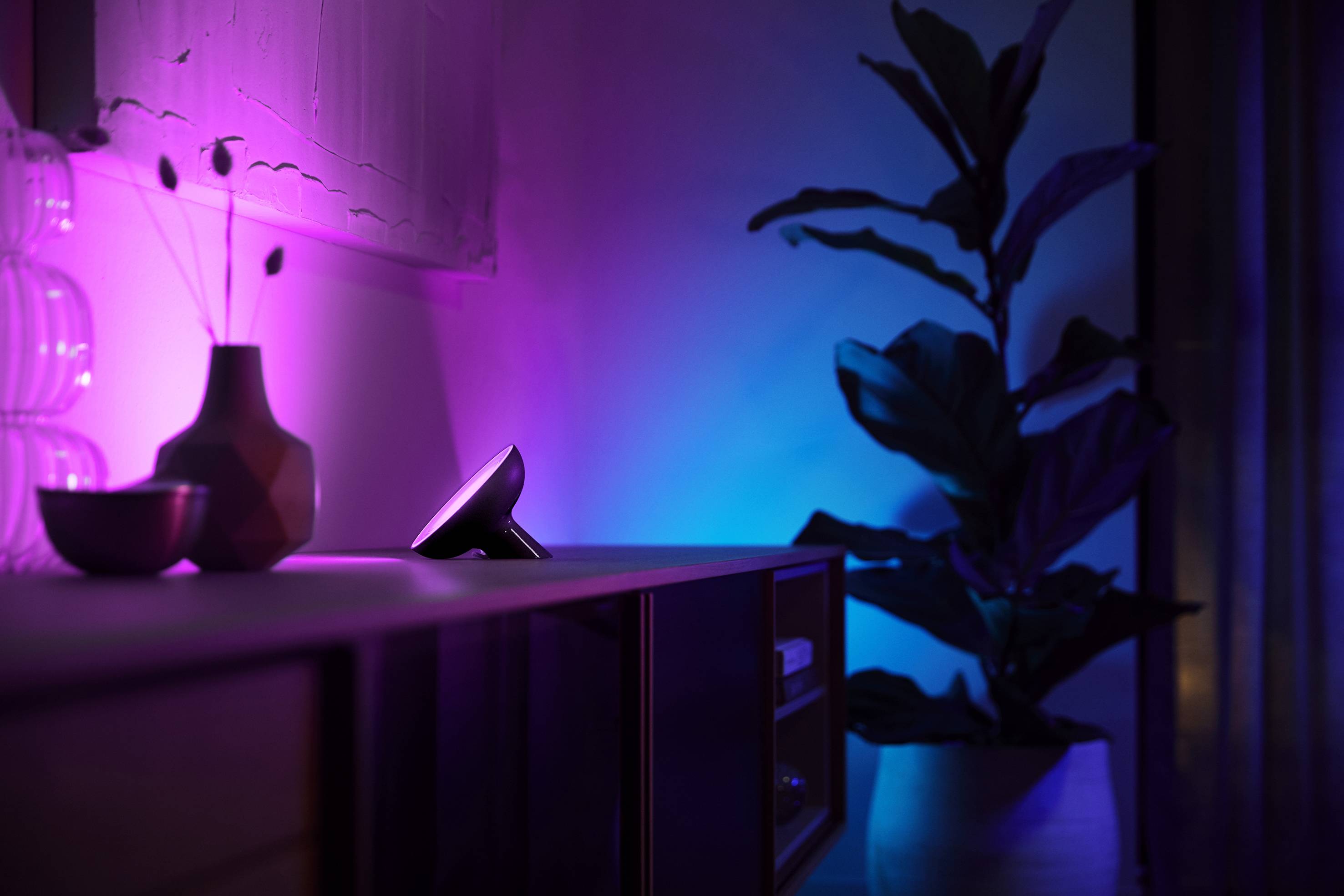 Philips Hue LED-Tischlampe 77112600 Bloom LED fest eingebaut 7.1W