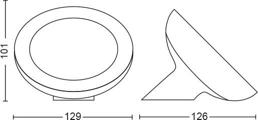 Philips Hue LED-Tischlampe 77112600 Bloom LED fest eingebaut 7.1W