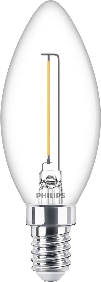 Philips LED 76421000 LED EEK F (A - G) E14 Kerzenform 1.4 W = 15 W Warmweiß (Ø x L) 3.5 cm x 9.7 cm 1 St.