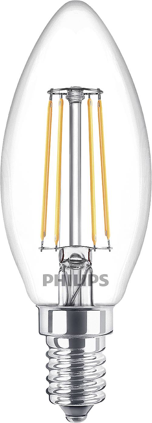 Philips LED 76307700 LED EEK F (A - G) E14 Kerzenform 4.3W = 40W Warmweiß (Ø x L) 3.5cm x 9.7cm 1St.