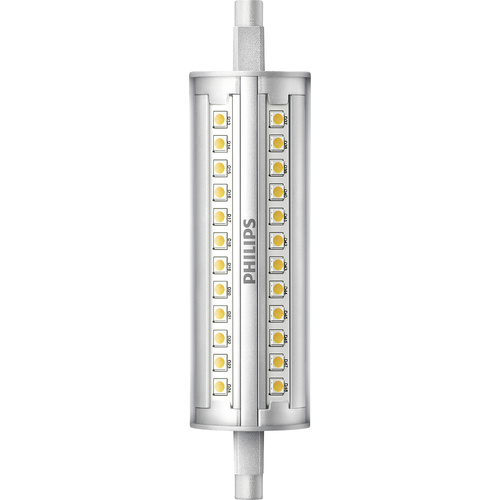 Philips Lighting 77369400 LED EEK D (A - G) Stabform 14W = 120W Warmweiß (Ø x L) 2.9cm x 11.8cm dimmbar 1St.