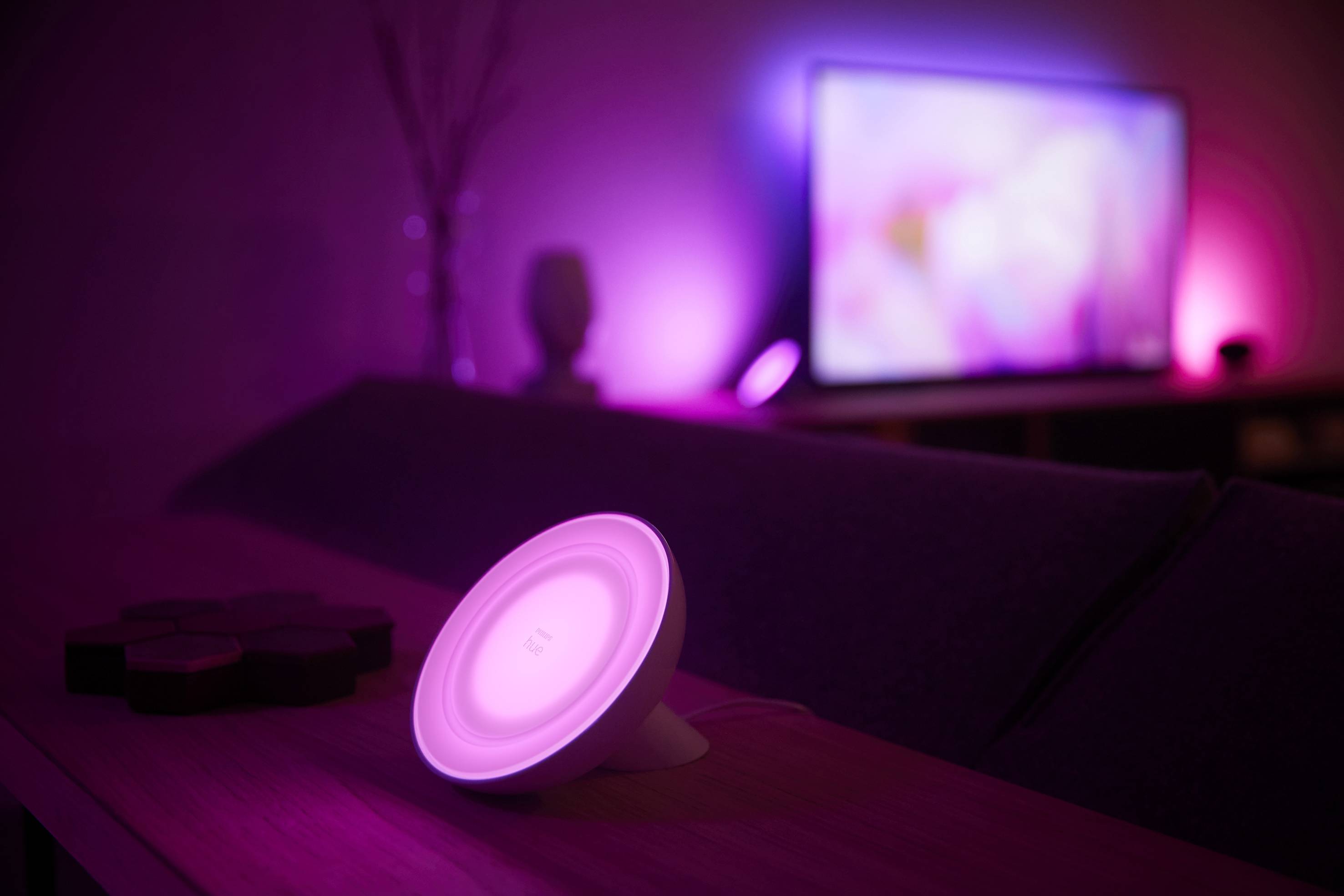 Philips Hue LED-Tischlampe 77098300 Bloom LED fest eingebaut 7.1 W