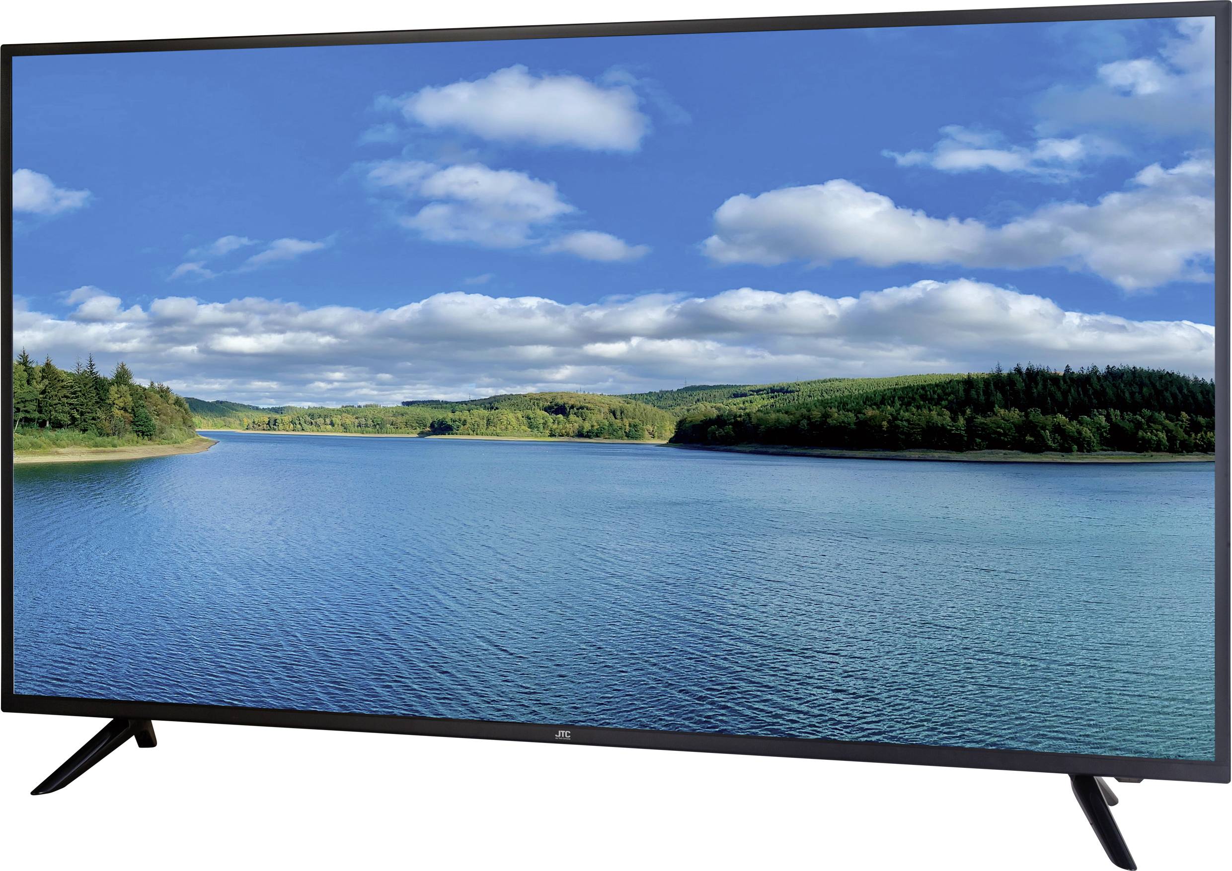 JTC S55U55199MC LED-TV 139 cm 54.6 Zoll EEK G (A - G) DVB-T2, DVB-C, DVB-S, UHD, Smart TV, WLAN, CI+ Schwarz