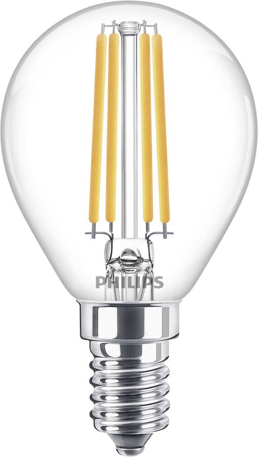 Philips LED 76229200 LED EEK E (A - G) E14 Tropfenform 6.5W = 60W Warmweiß (Ø x L) 4.5cm x 8cm 1St.