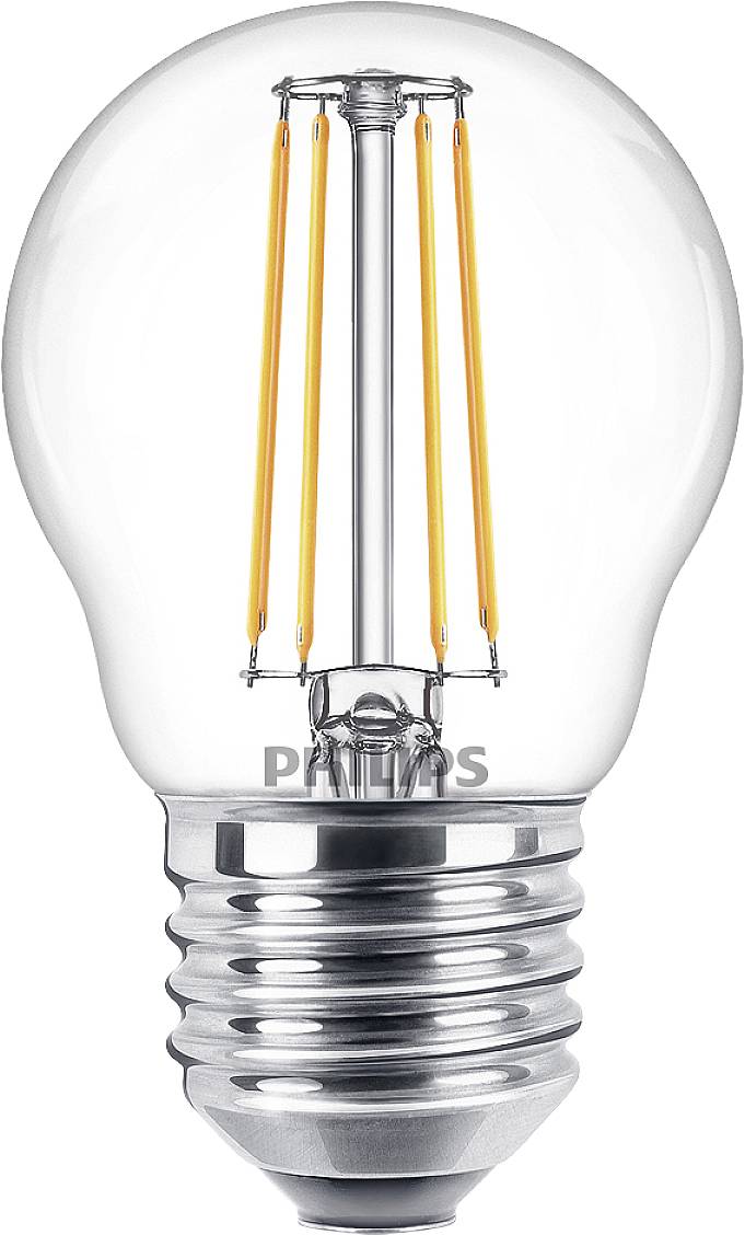 Philips LED 76317600 LED EEK F (A - G) E27 Tropfenform 4.3 W = 40 W Warmweiß (Ø x L) 4.5 cm x 8 cm