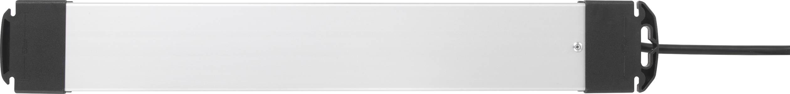 Sygonix SY-4538258 Steckdosenleiste 8fach Schwarz, Silber Schutzkontakt 1St.