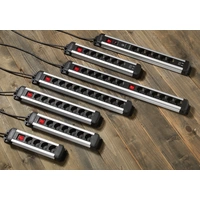 Sygonix SY-4538258 Steckdosenleiste 8fach Schwarz, Silber Schutzkontakt 1St. Sygonix SY-4538258 Steckdosenleiste 8fach Schwarz, Silber Schutzkontakt 1St.