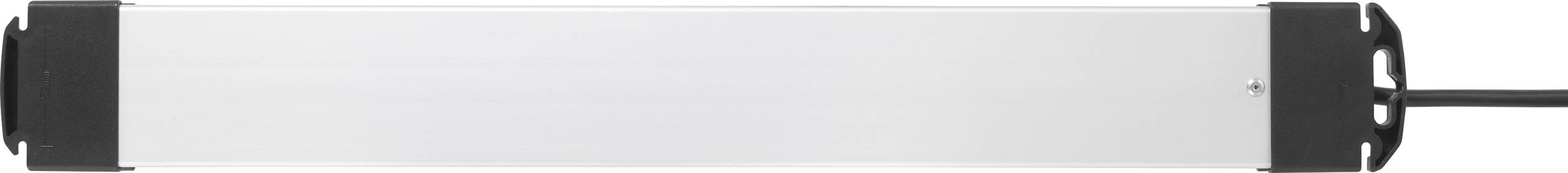 Sygonix SY-4538266 Steckdosenleiste mit Schalter 10fach Schwarz, Silber Schutzkontakt 1St.