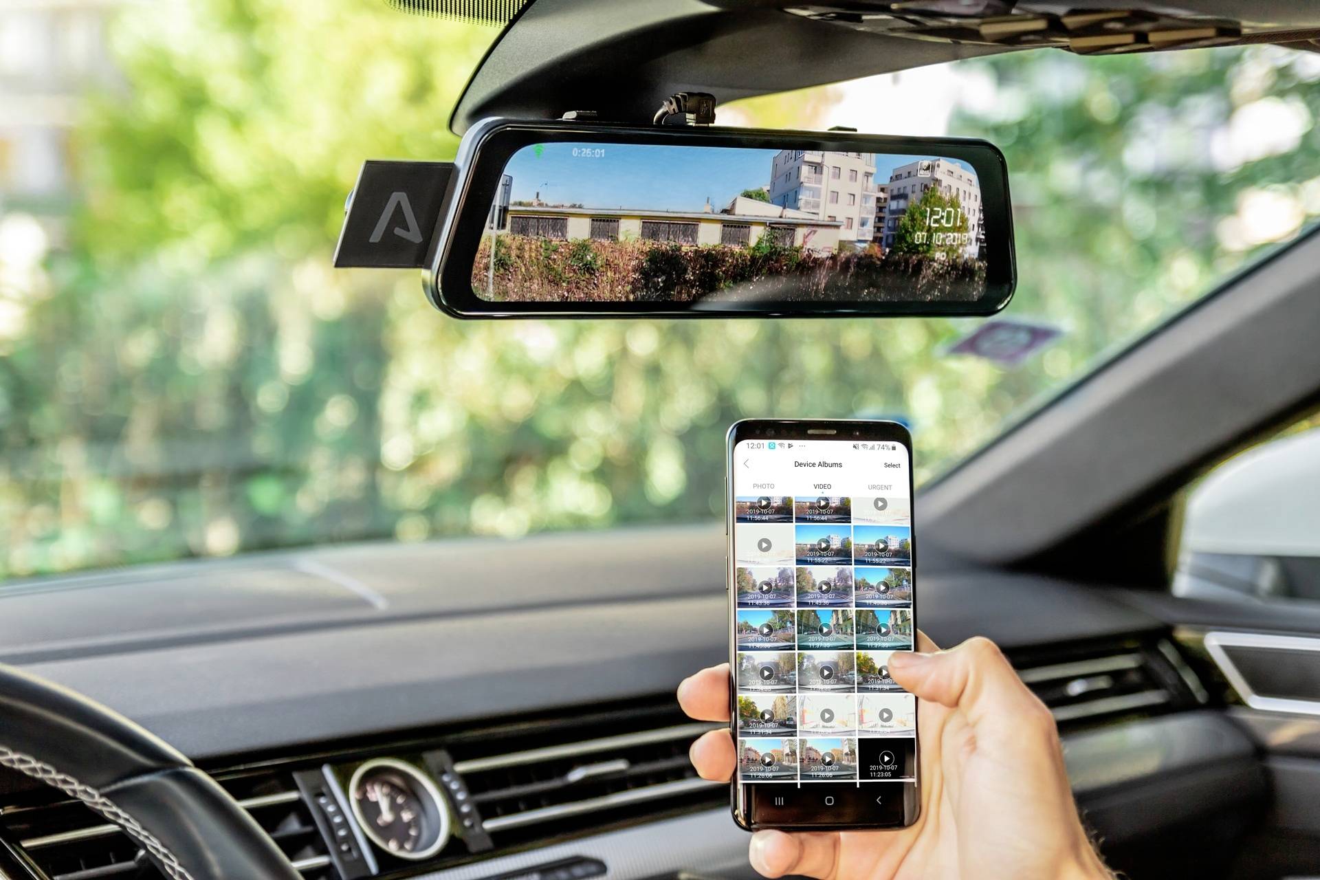 Lamax S9 Dual Rückfahrkamera, Dashcam mit GPS Blickwinkel horizontal max.=150 ° Akku, Auffahrwarner, Display, Dual-Kamera, Fahrspurassistent, Rüc