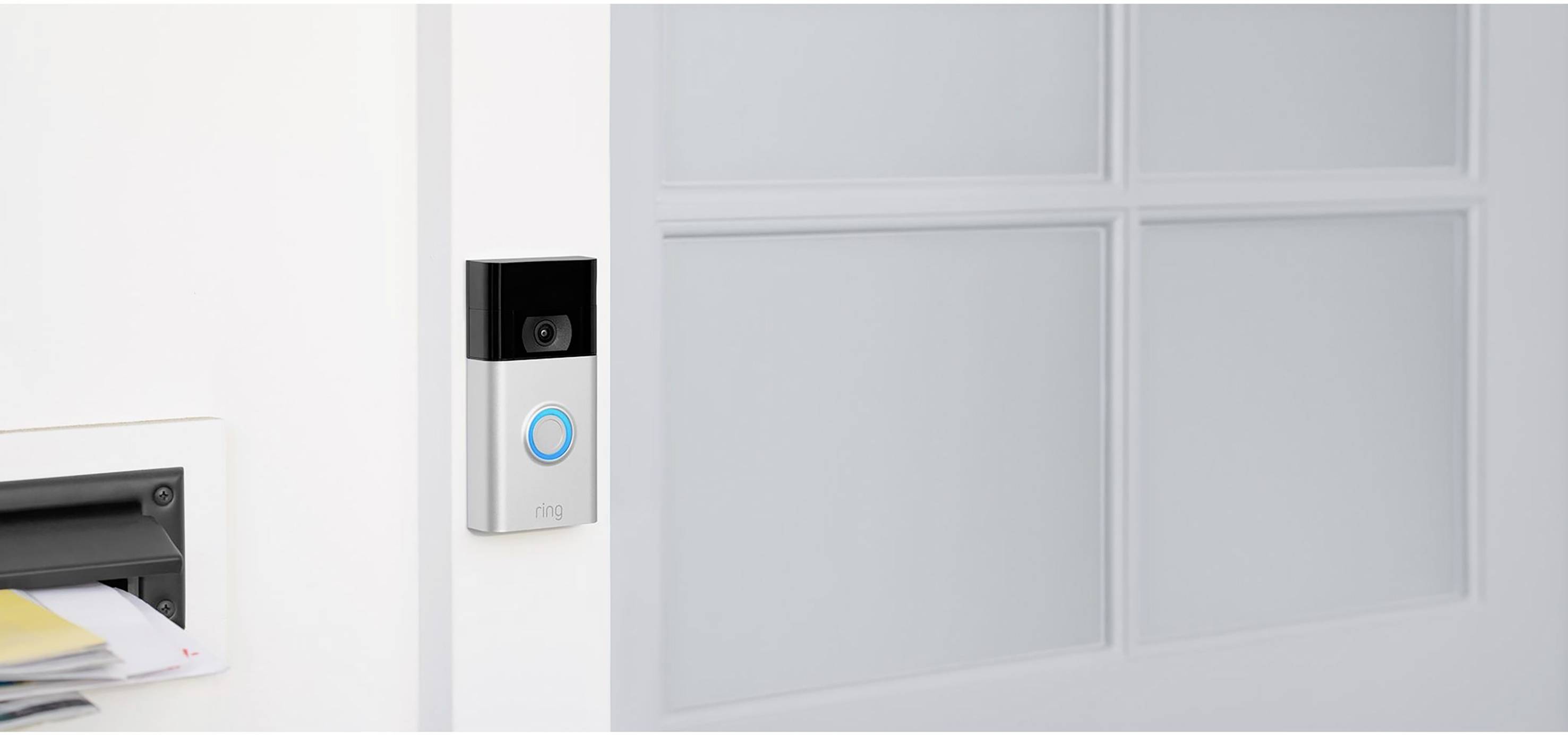 ring 8VR1SZ-VEU0 IP-Video-Türsprechanlage Video Doorbell 2. Gen WLAN Außeneinheit 1 Familienhaus Venetian-Bronze