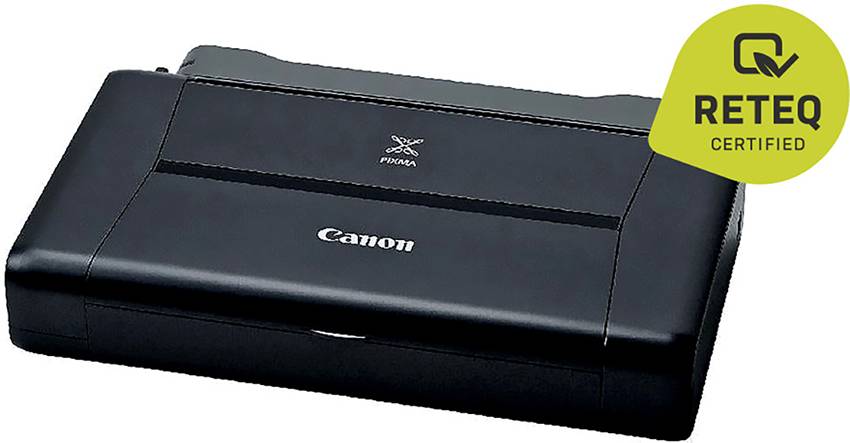 Canon PIXMA P110 Farb Tintenstrahl Drucker (generalüberholt) (sehr gut) A4 Drucker WLAN, Akku-Betrieb