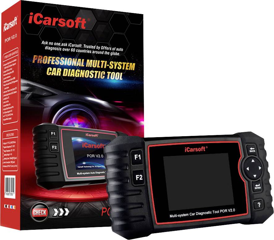 Icarsoft POR V2.0 OBD II Diagnosetool icpor2 Passend für (Auto-Marke): Porsche uneingeschränkt