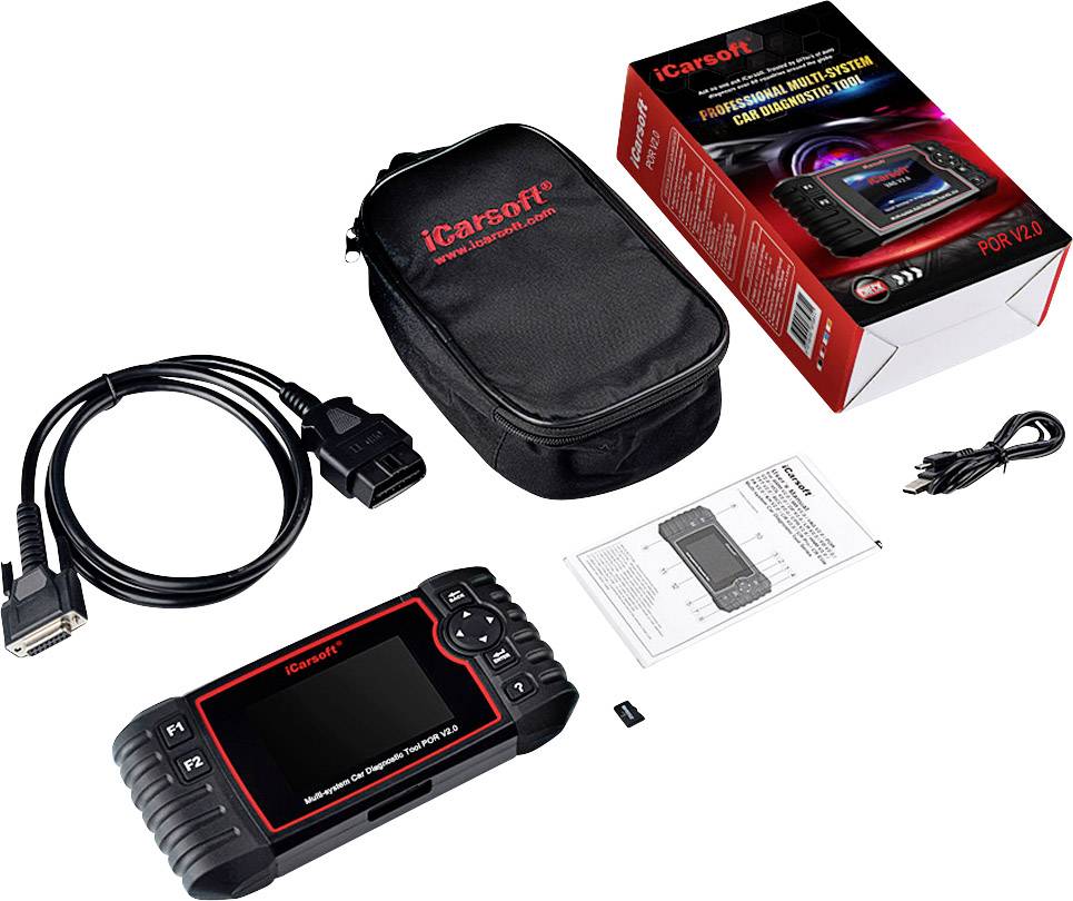Icarsoft POR V2.0 OBD II Diagnosetool icpor2 Passend für (Auto-Marke): Porsche uneingeschränkt