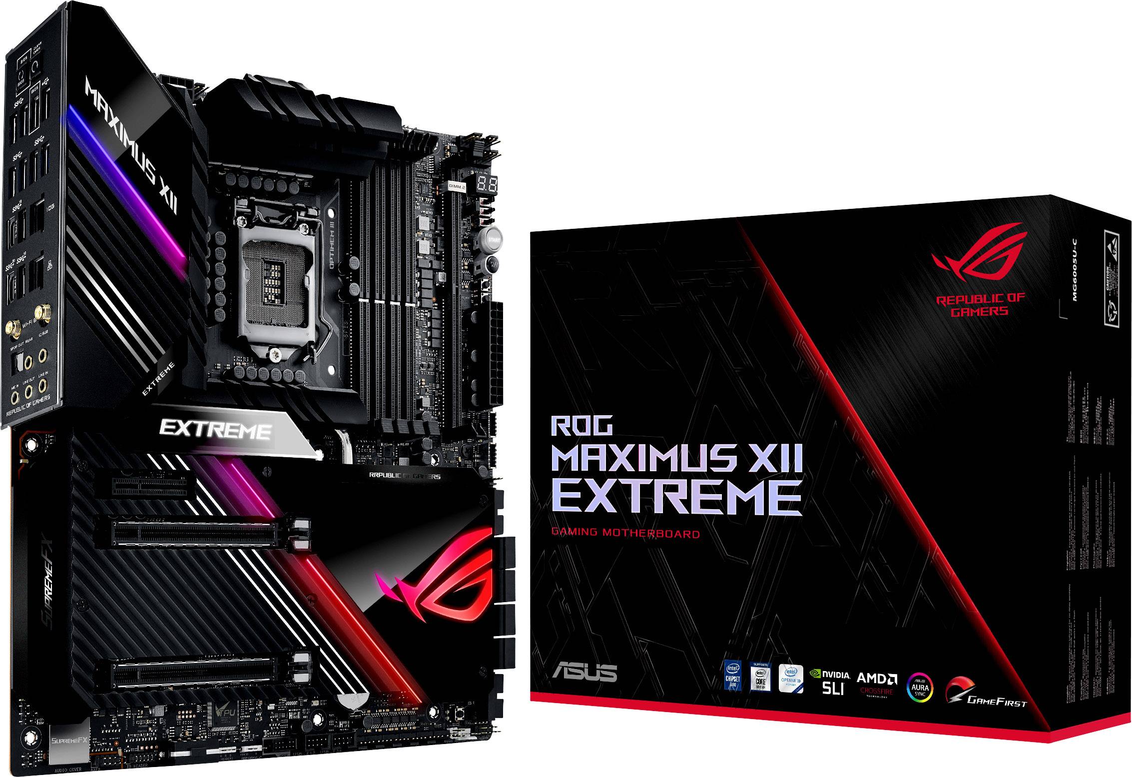 Asus ROG MAXIMUS XII EXTREME Mainboard Sockel (PC) Intel® 1200 Formfaktor (Details) E-ATX Mainboard