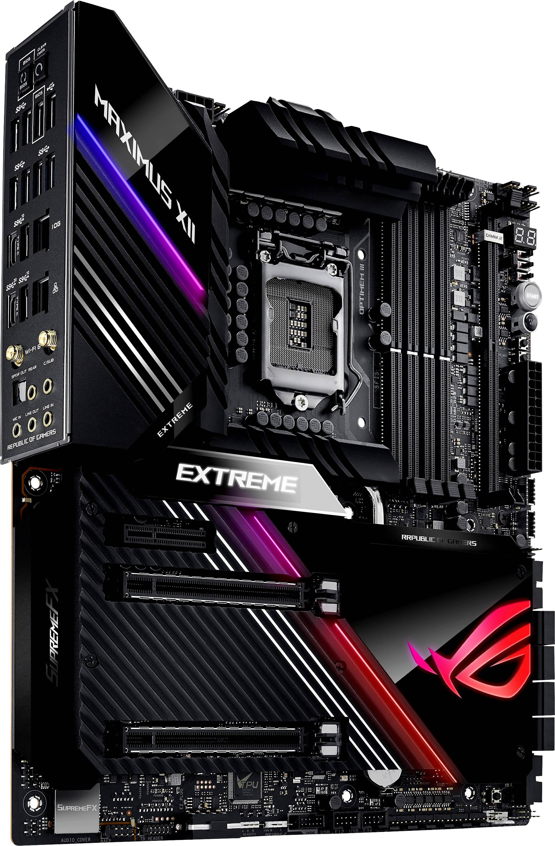 Asus ROG MAXIMUS XII EXTREME Mainboard Sockel (PC) Intel® 1200 Formfaktor (Details) E-ATX Mainboard