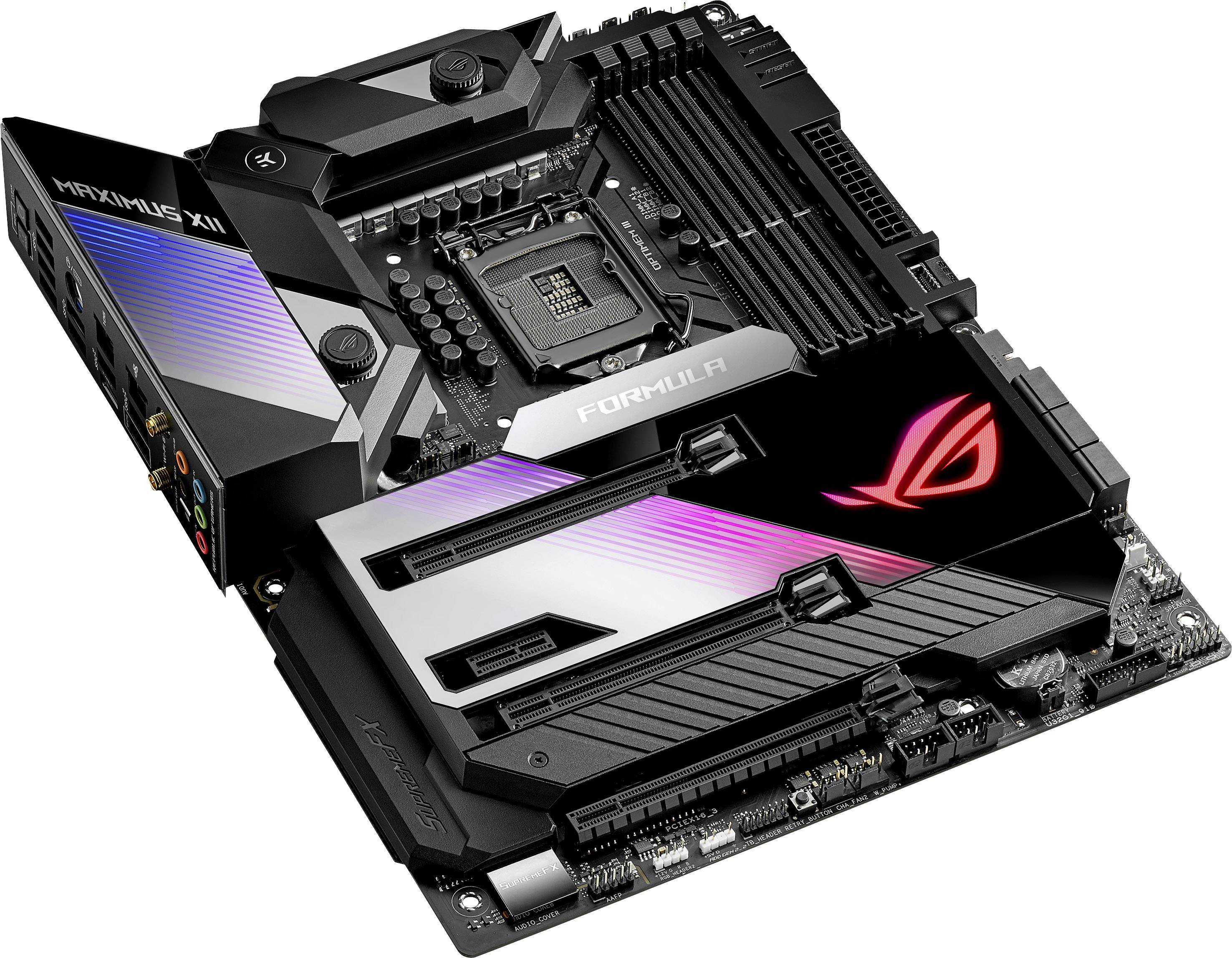 Asus ROG MAXIMUS XII FORMULA Mainboard Sockel (PC) Intel® 1200 Formfaktor (Details) ATX Mainboard-Chipsatz Intel® Z490